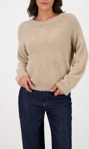 Pull Col Rond Manches Longues Uni