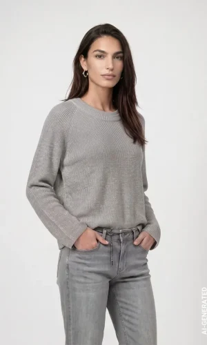 Pull Col Rond Manches Longues Lurex